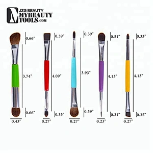Wholesale liquid glitter makeup eyeshadow palette blending brush stick packaging case