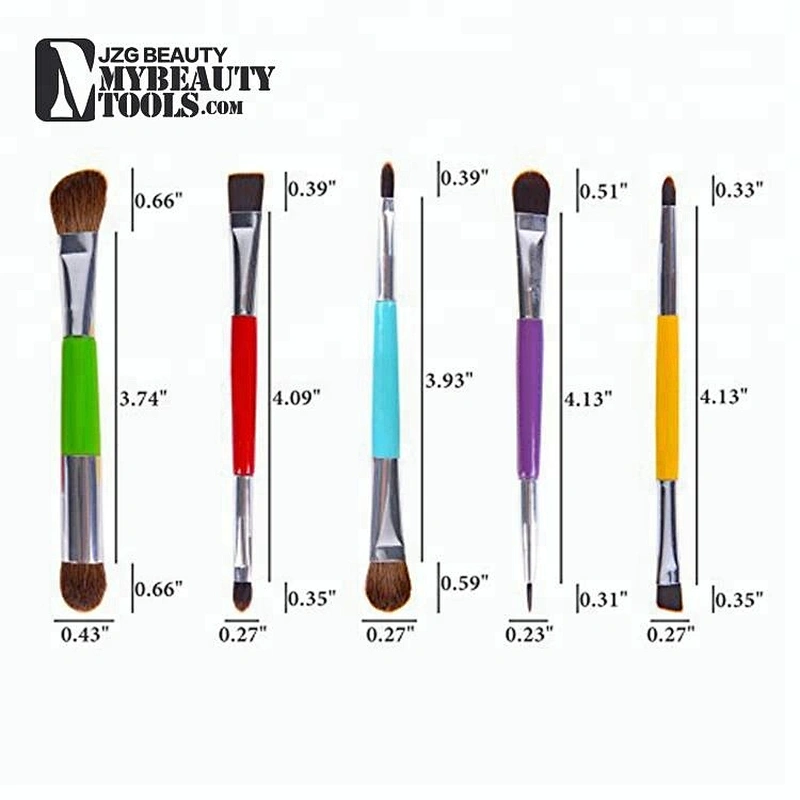 Wholesale liquid glitter makeup eyeshadow palette blending brush stick packaging case