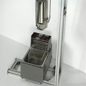 5L Automatic Mini Churros Filling Machine For Sale Made Of Stainless Steel With 6L Electric Fryer (SUNRRY SY-CH5D)