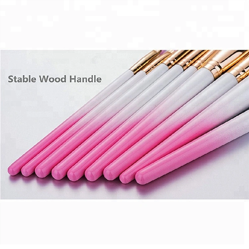 Best Selling Products Custom Logo Maquillaje 9pcs Makeup Brush Set Cosmetics