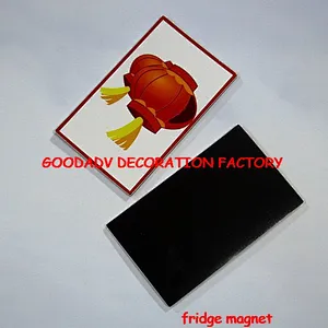 Paper printing lantern fridge magnet as promotion fridge magnet