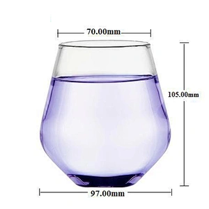 Best Selling Product Borosilicate Glass Cup Reusable Drinking Whiskey Glass Wine Cup Customized Logo Coffee Cup