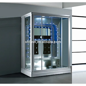 Elegant Designed Half Body Sauna Bath Steam Massage Shower