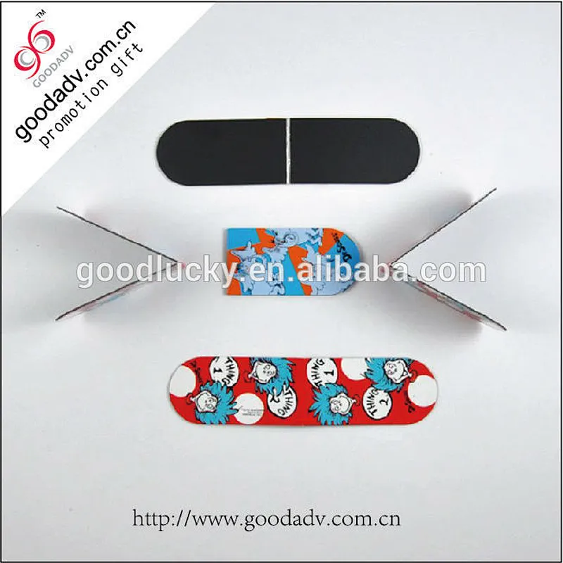 GOODADV wholesale custom printing souvenir folding magnetic bookmark