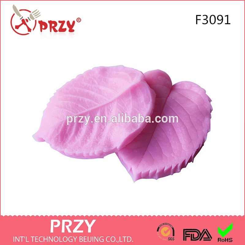 F3091 PRZY Leaf liquid silicone chocolate mold-toxic mold and environmental protection