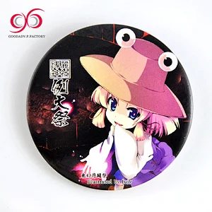 GOODADV black pin button pin badge tin safety badge pin with adhesive