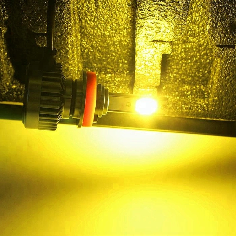 Wholesale COB Yellow Fog light 50W 4000Lm H11 LED Headlights