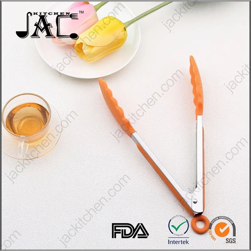 Industrial Stainless Steel Pp Bbq Food Tongs