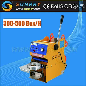 2018 hot sale best price for disposable plastic cup lid sealing machine