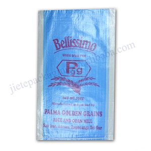 High Quality Cheap New Material Transparent Plastic PP Woven Rice Sack 25kg 50kg For Export