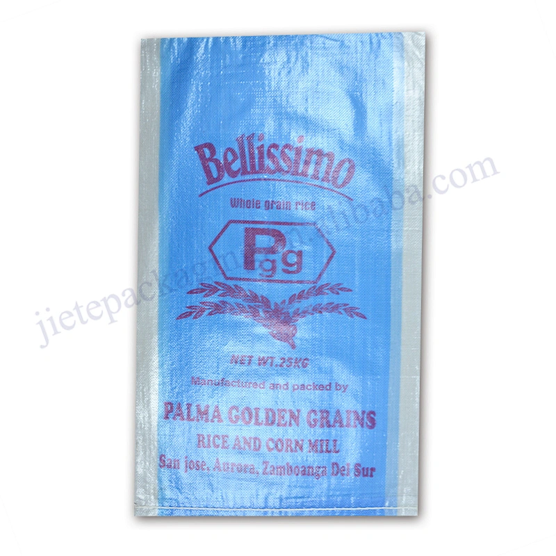 High Quality Cheap New Material Transparent Plastic PP Woven Rice Sack 25kg 50kg For Export