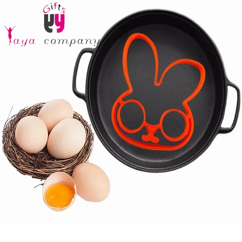 shenzhen factory Processing customized smiling face shape silicone fried egg mold