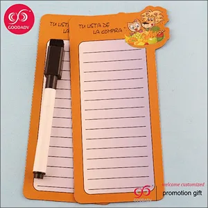 Guangzhou factory wholesale magnetic mini whiteboard for milk powder gifts with teddy bear magnetic drawing board