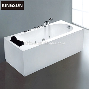 Hot Freestanding Acryl Apron Soaker Jetted Whirlpool Massage Bath Tube