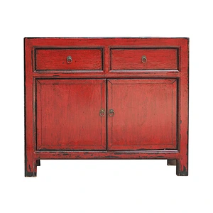 beijing chinese antique shining distressed cabinet living room furniture