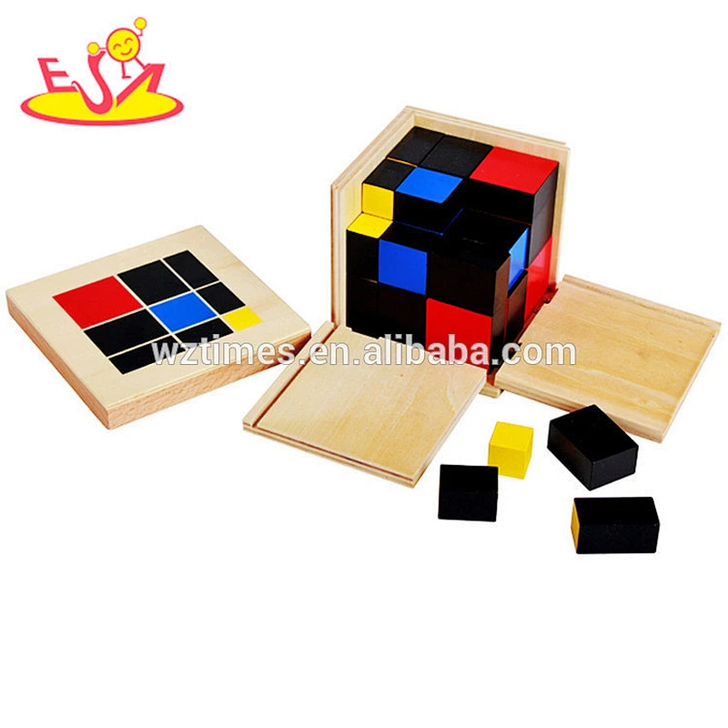 2018 New design preschool blocks wooden montessori teaching materials W12F014