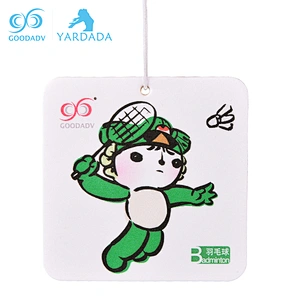 Custom Paper Car Air Freshener Hanging