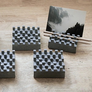 S9066 Silicone pen holder concrete molds silicone molds Cement Storage Concrete Pens holder mold