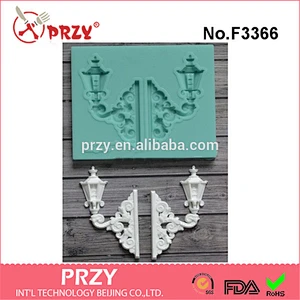 F3366 Wall Lamps Decorating Crafts Cake Fondant Mold High Quality silicone molds