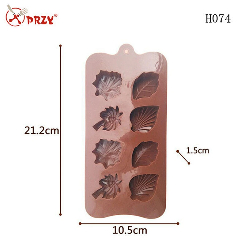 Przy silicone jelly leaf mould / silicone leaf chocolate mold