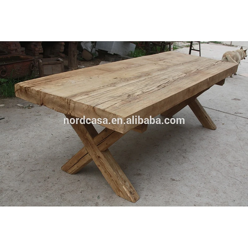 Chinese antique reclaimed wood natural dining table