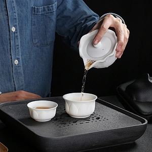 Modern tea sets strainer customized logo cup for adults