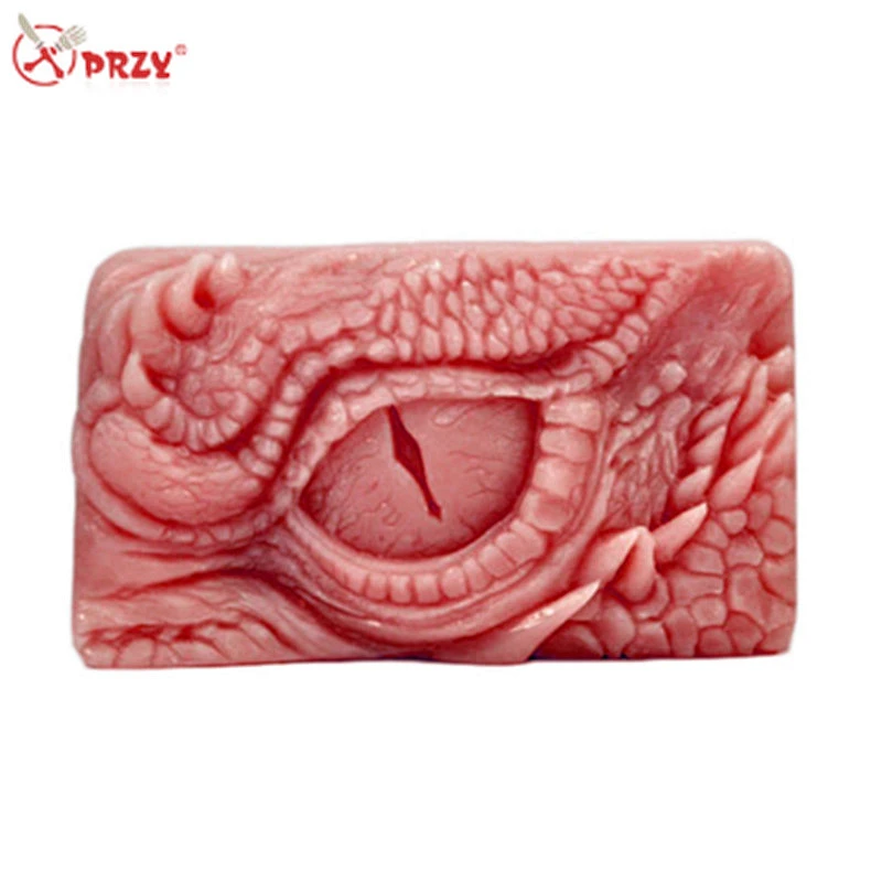 Dragon eye shaped Soap mould 3D rectangle animal soaps mold Silicone dragon's eyes soap molds
