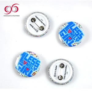 New arrival production pin badge gifts promotional with logo led light badge for