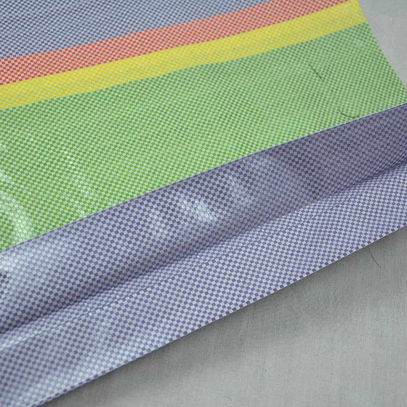 Guaranteed quality pp woven packaging rainbow fashion shopping bag