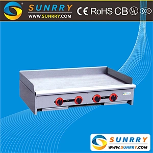 36 gas flat griddle and gas griddle/grill