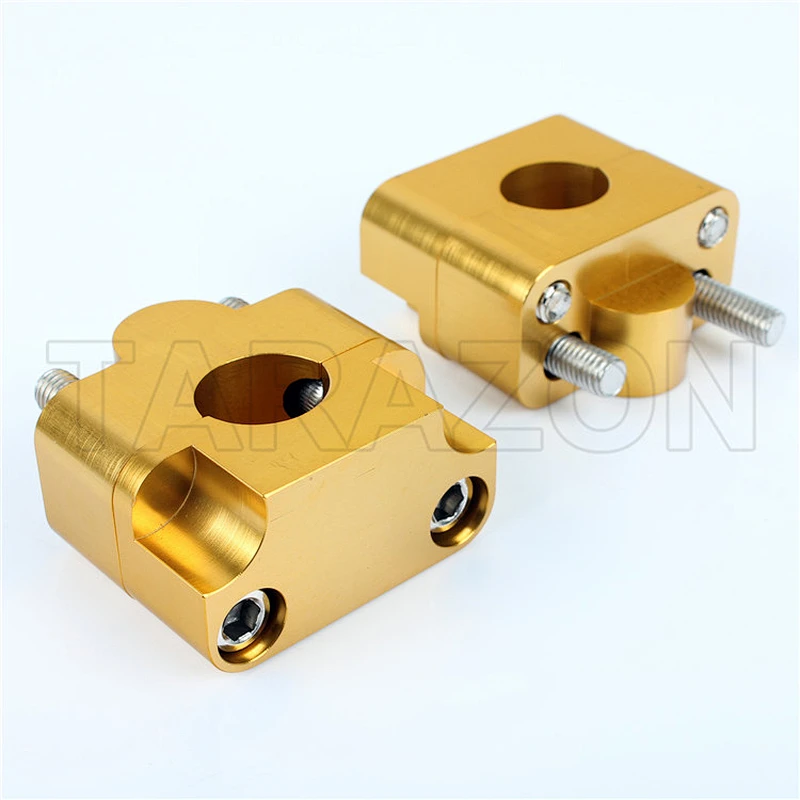 Motorcycle spare parts handlebar riser mount clamp for racing bike