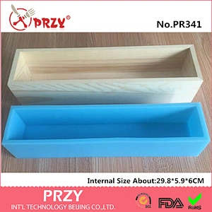 Rectangular Loaf Soap Silicone Mold Handmade DIY Silicone Molds Bar Silicone Soap Molds