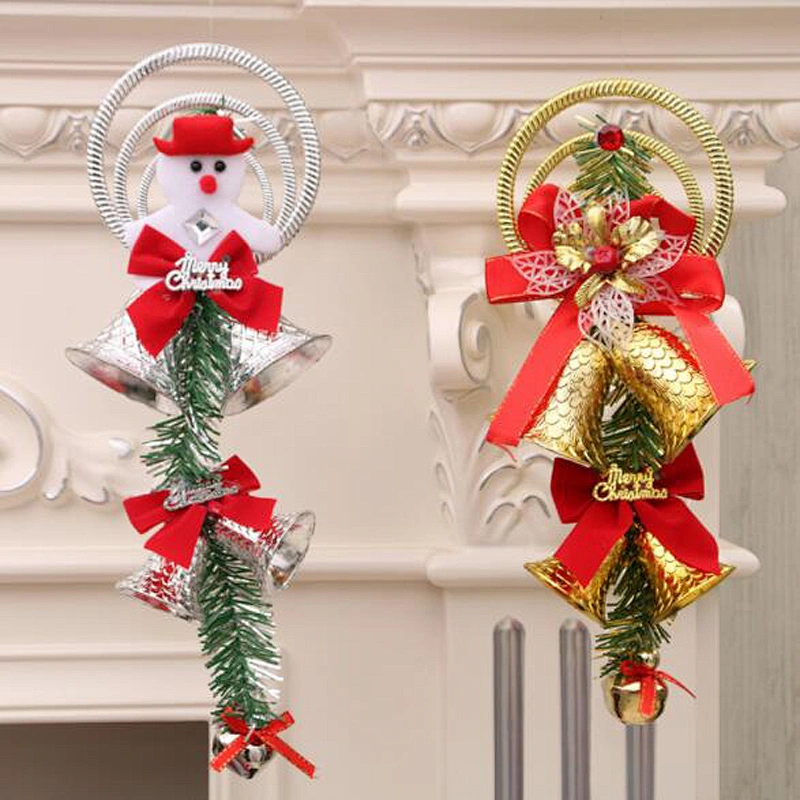 China Supplies Free Sample Christmas Gift Christmas Bell Wind Chime Pendant Christmas Tree Decoration Craft Pendant