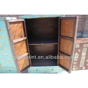 Chinese antique butterfly cabinet bedroom
