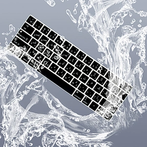 Farsi Persian silicone keyboard skin keyboard protector for Macbook keyboard Covers touch bar 13 15 English version