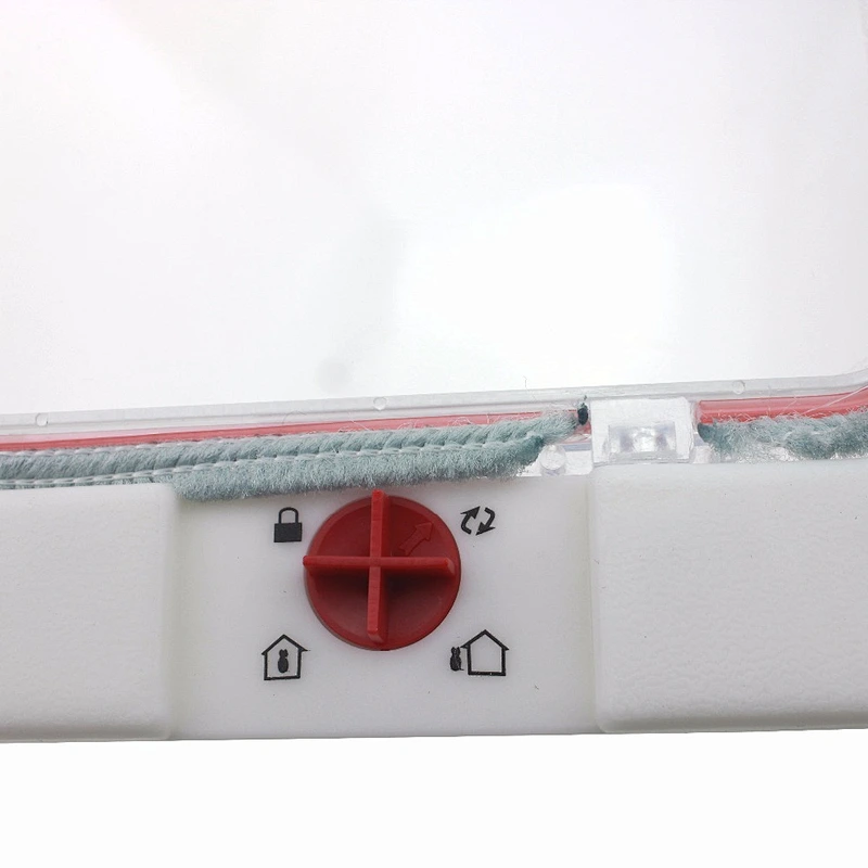 Plastic Safe Flap Door 4 Way Lockable Gate for Pet Animal Dog Cat-White Popular