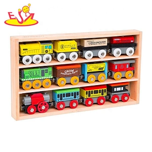 2018 New design baby wooden pull along toys best wooden push toys for toddlers funny animals wooden push and pull toys W04A393