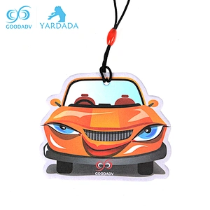 Wholesale cartoon shape car paper air freshener custom scents air freshener/custom lots of scents