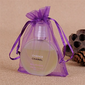 Custom Promotional Candy Bag Drawstring Small Jewelry Gift Bag Mesh Bag