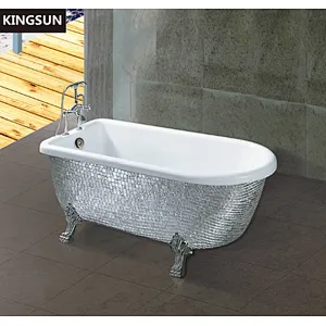 K-8733S Most Economical Building Materials Corner Bath Freestanding Clawfoot Bathtub