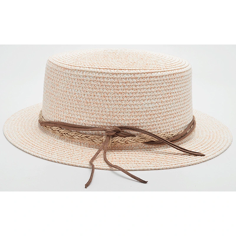 New Style Summer Anti UV Beach woven paper raffia straw hat