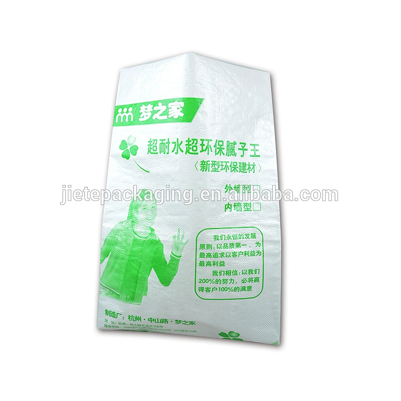 Laminated polypropylene pp material cement, sand, putty, washing cleaning powder bag 25kg 50kg in China