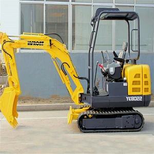 water cooling rubber tracked excavator with ceiling