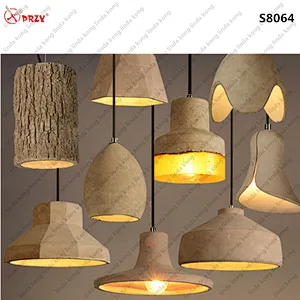 PRZY Retro industrial Mould cement Bar Pendant Lights mold Silicone Coffee Chandeliers Molds