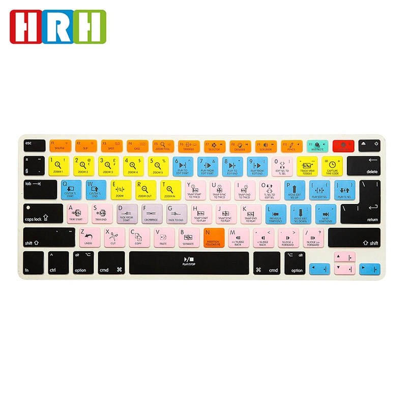 avid Pro Tools Hotkey Silicone Keyboard Shortcuts Keyboard for macbook protection For macbook laptop Pro Cover 13 15 17
