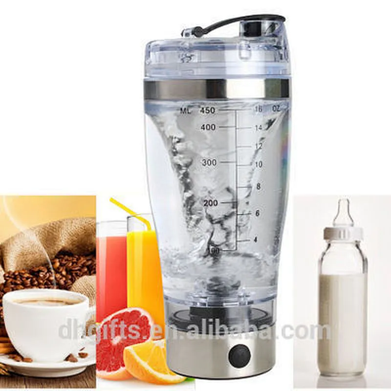 2018 free sample BPA free 450ML portable auto vortex mixer cup