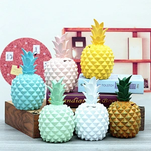 Creative COLORFUL Pineapple Piggy Bank