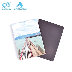 Wholesale eco friendly custom landscape logo rectangle fridge magnet
