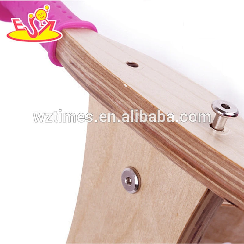 Wholesale most popular Wholesale most popular wooden pink balance bicycle for children used in home and outdoor W16C094