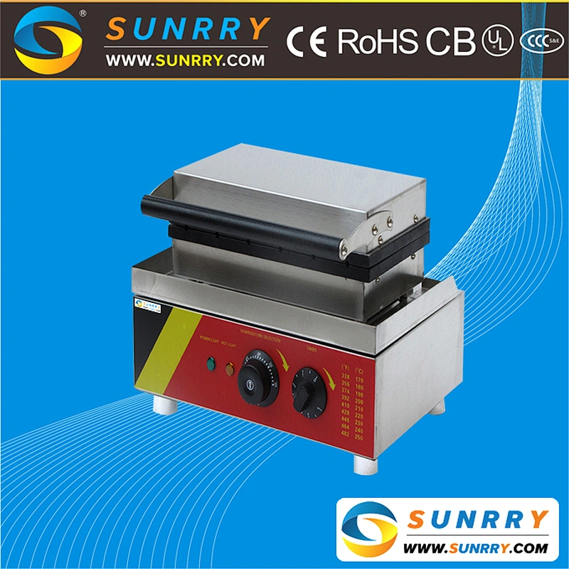 Stainless steel electric 4 pcs sandwich waffle baker and sandwich making machine